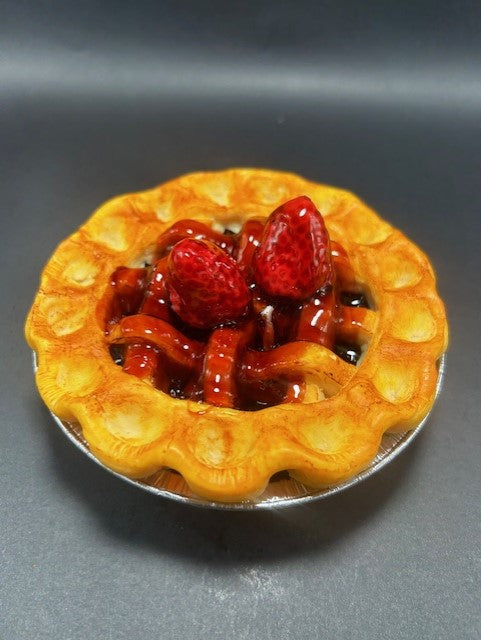 5" Strawberry Rhubarb Pie Candle