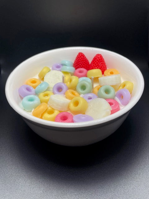 6" Rooty Tooty Cereal Bowl Candle